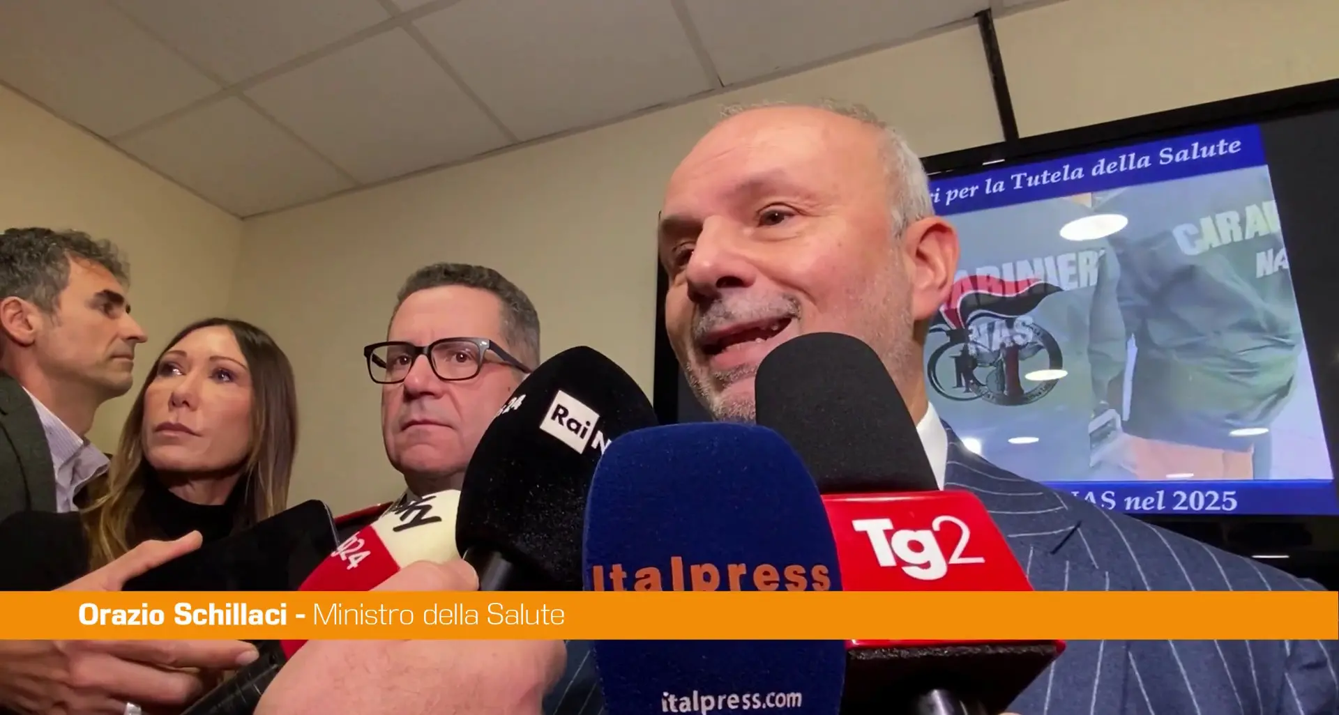 Schillaci \"Dai Nas lavoro prezioso nell'interesse della salute dei cittadini\"