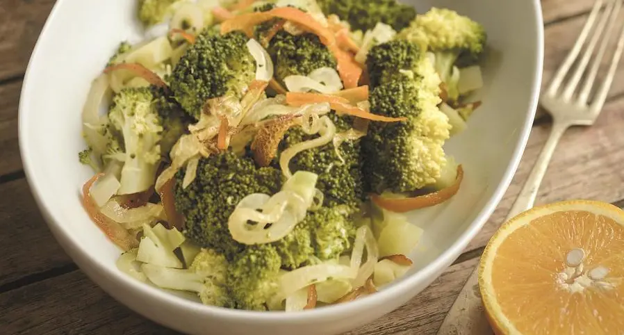 Broccoli insaporiti all’arancia