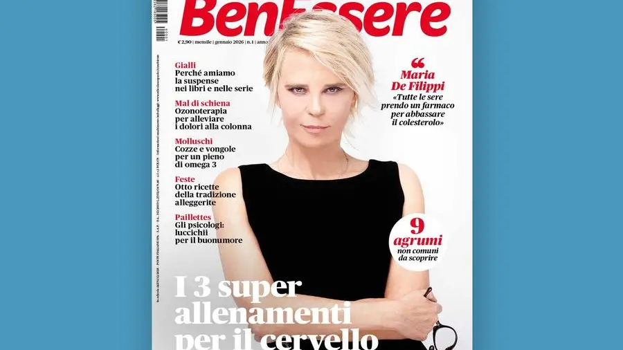 Maria De Filippi e i tre super allenamenti per il cervello nel numero di gennaio