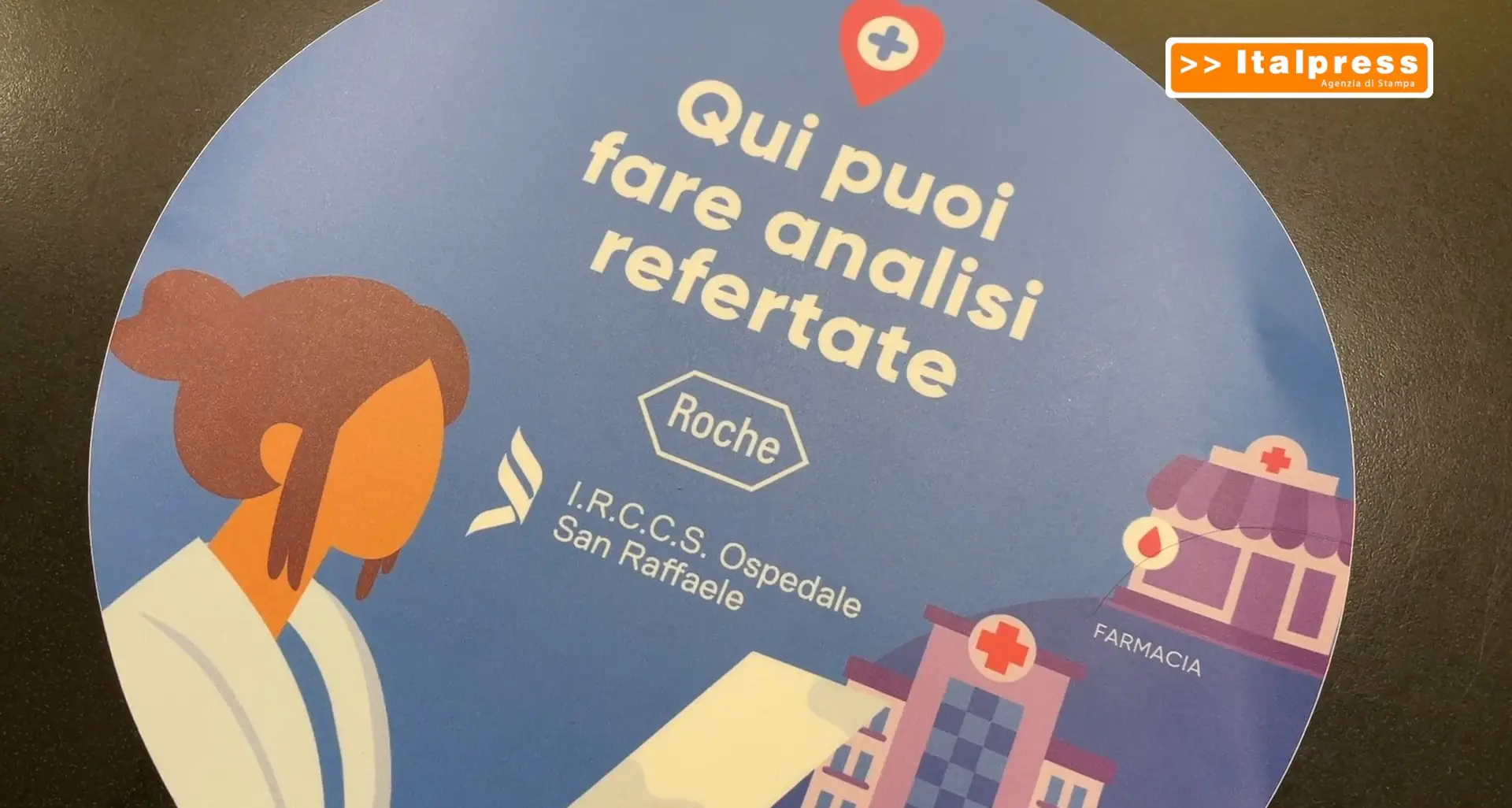 Roche e San Raffaele, analisi del sangue in farmacia con referti in tempo reale