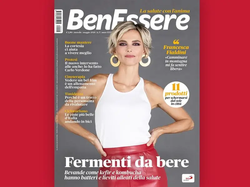 Francesca Fialdini e i fermenti da bere nel numero di maggio