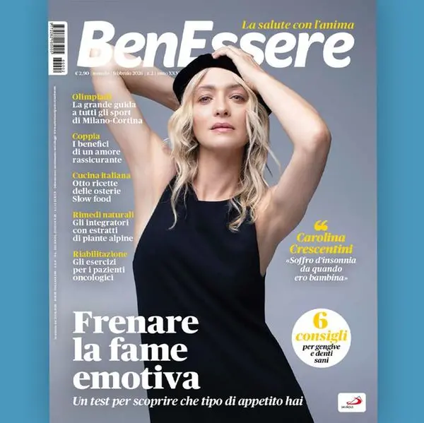 Carolina Crescentini e come frenare la fame emotiva nel numero di febbraio