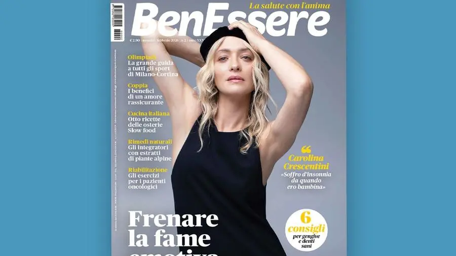Carolina Crescentini e come frenare la fame emotiva nel numero di febbraio