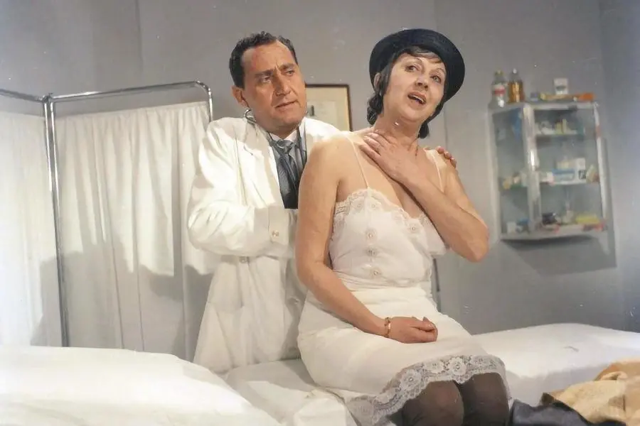 Alberto Sordi nel film del 1968 Il medico della mutua; il protagonista, Guido Tersilli, \\u00E8 un dottore deciso a sacrificare tutto per fare carriera e accumulare mutuati.