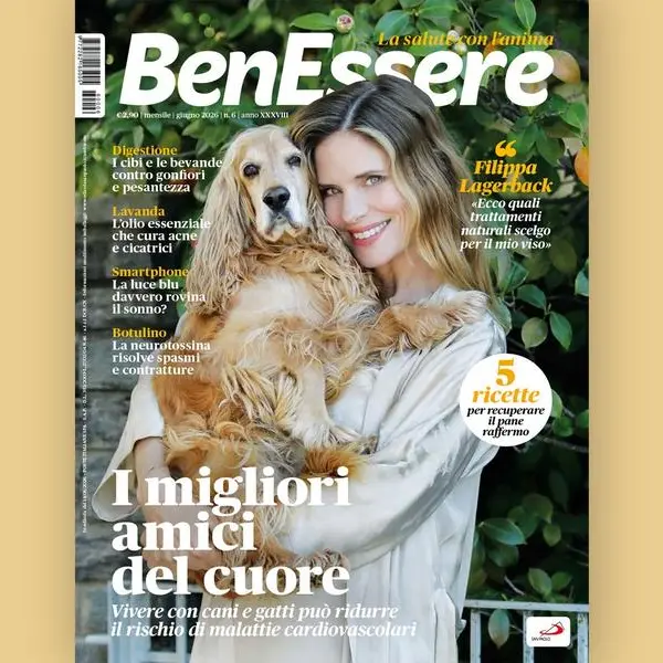 Filippa Lagerback e i migliori amici del cuore nel numero di giugno