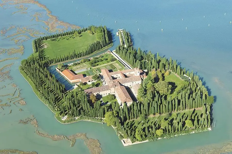 San Francesco del Deserto, nella Laguna di Venezia