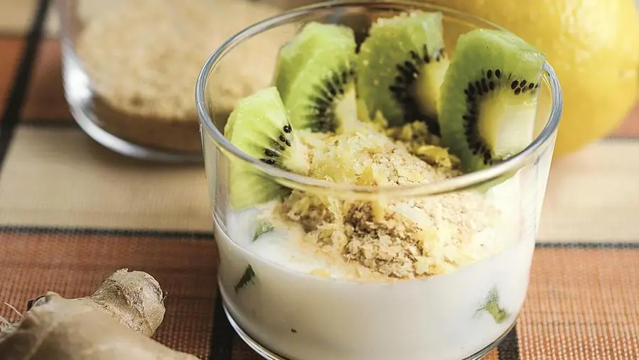 Yogurt arricchito con kiwi