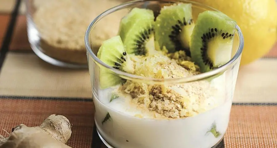 Yogurt arricchito con kiwi