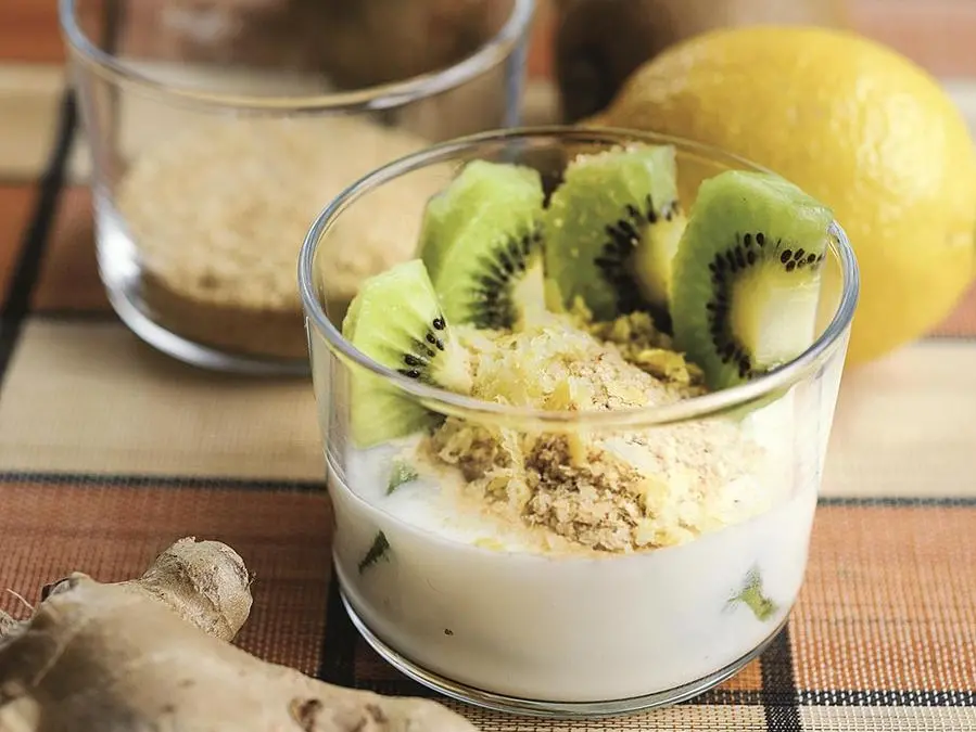 Yogurt arricchito con kiwi