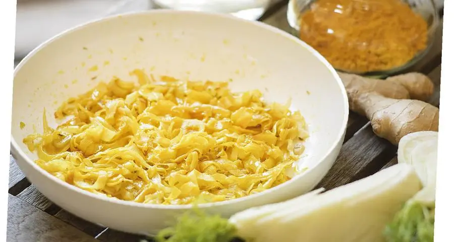 Finocchi alla curcuma, zenzero e menta