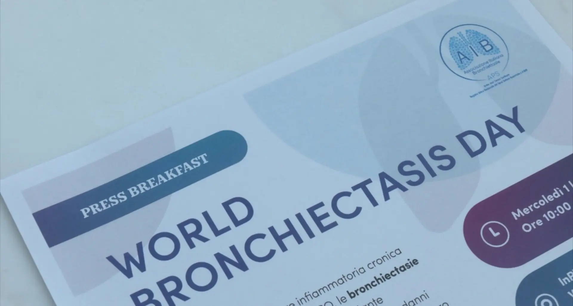 Bronchiectasie, al via un tavolo per la gestione della patologia