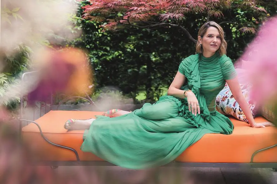 Foto di Leandro Emede. L\\u2019abito \\u00E8 di Dries Van Noten, i gioielli di Roberto Coin; styled by Rebecca Baglini founder & Ceo Styledbyme; fashion coodinator Maria Meinero; team Baglini Martina Zaramella; hair Grazia Mangino; make up Mara Demarco.