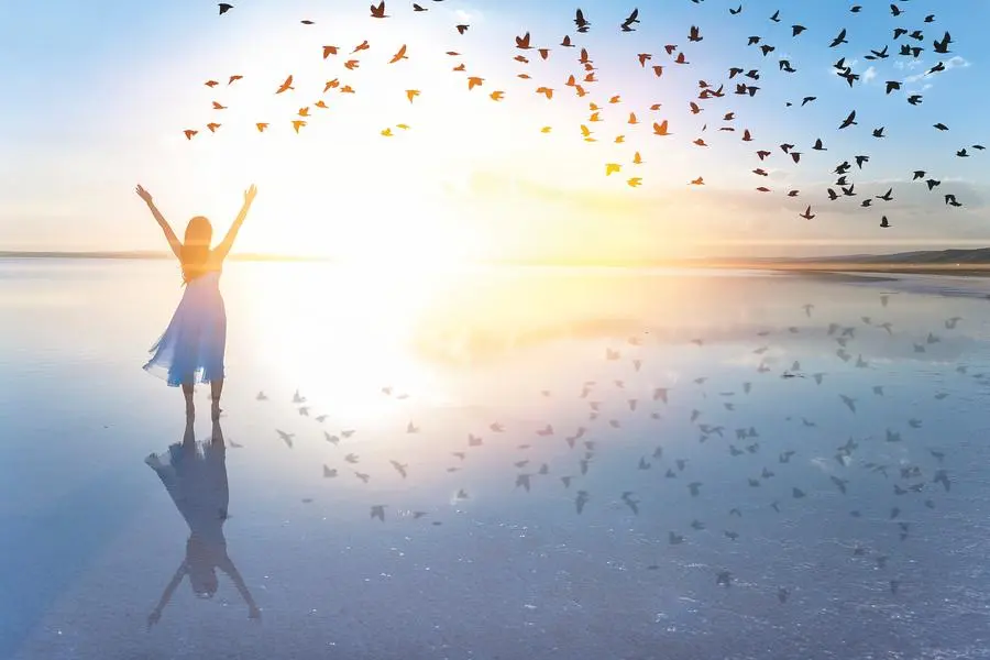 Gioire della natura e del sole che sorge aiuta a diventare più ottimisti