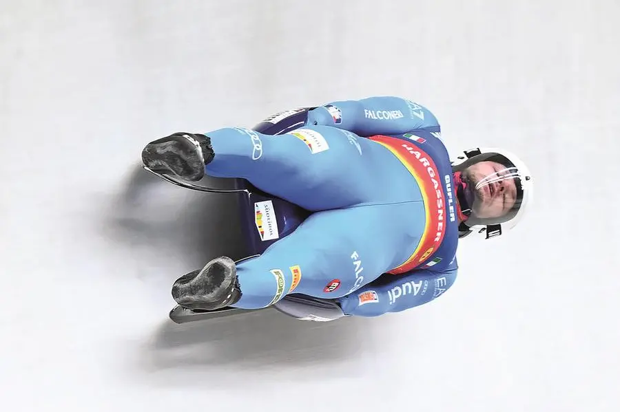 La promessa azzurra dello slittino Alex Gufler