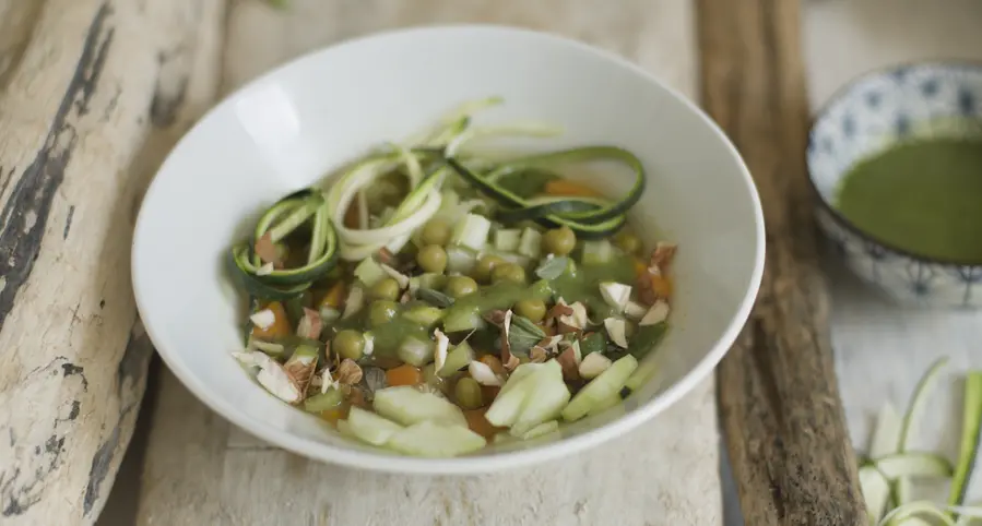 Minestrone freddo estivo