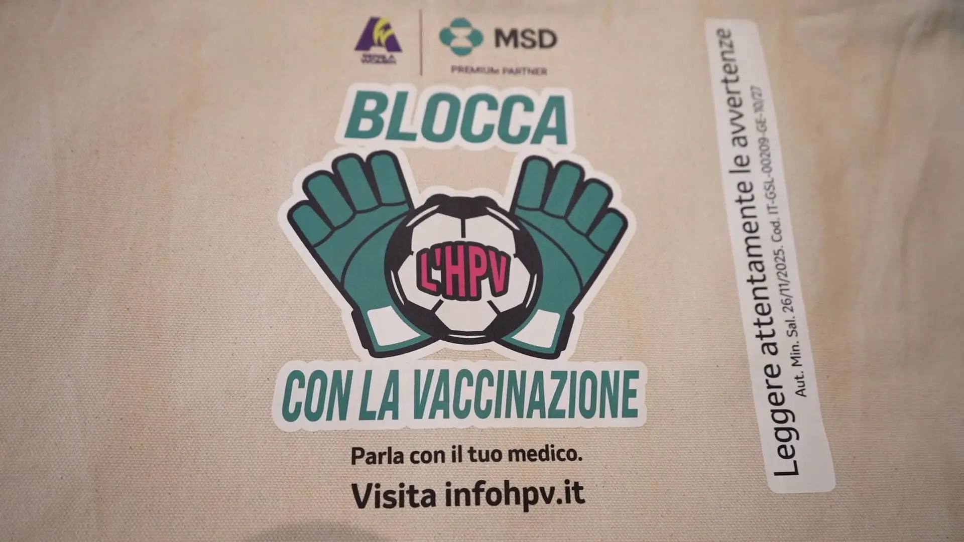 \"Blocca l'HPV con la vaccinazione\", al via campagna Serie A Women e MSD Italia