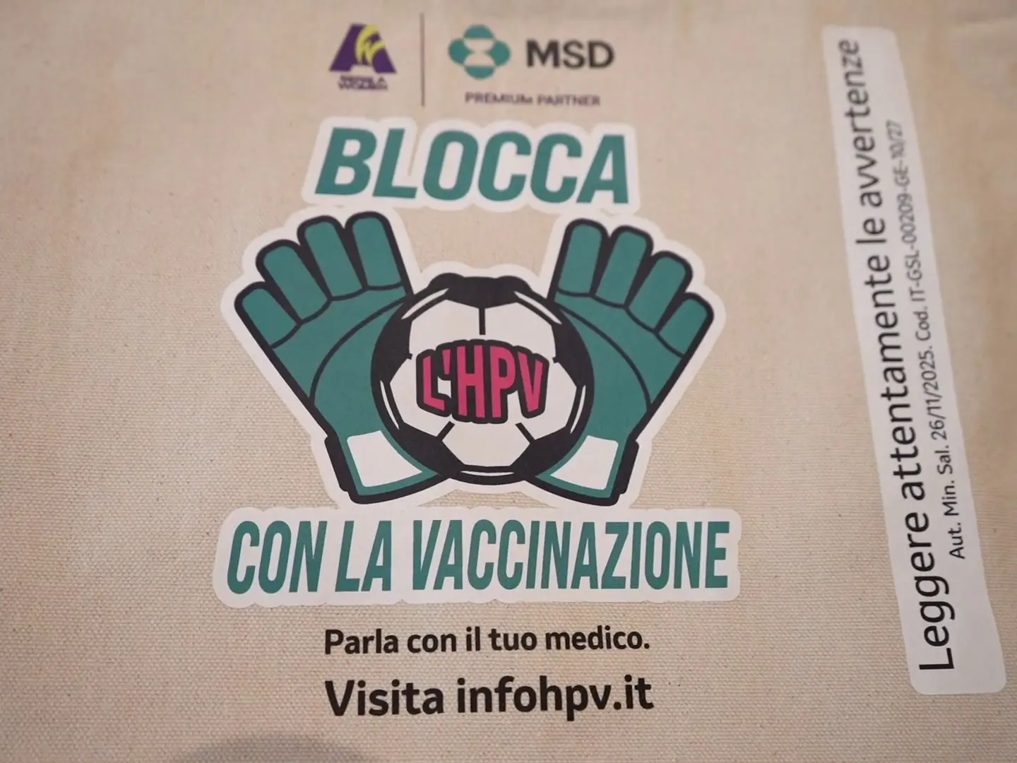 \"Blocca l'HPV con la vaccinazione\", al via campagna Serie A Women e MSD Italia