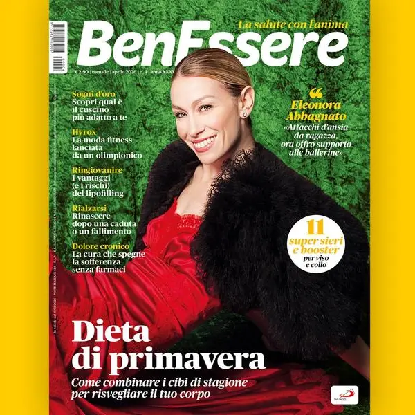 Eleonora Abbagnato e la dieta di primavera nel numero di aprile