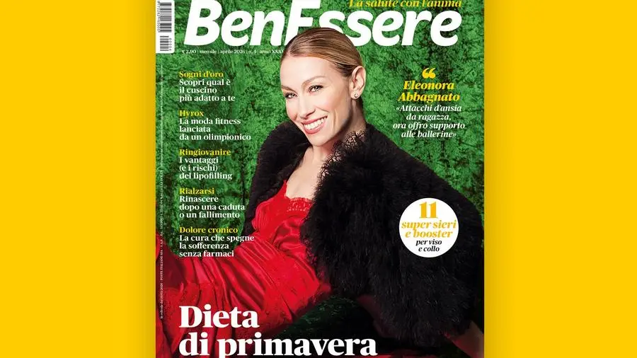Eleonora Abbagnato e la dieta di primavera nel numero di aprile