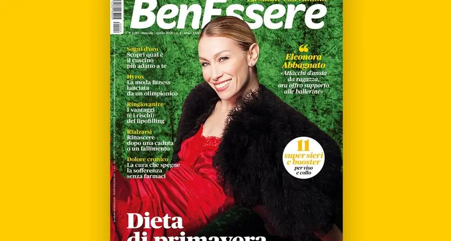 Eleonora Abbagnato e la dieta di primavera nel numero di aprile