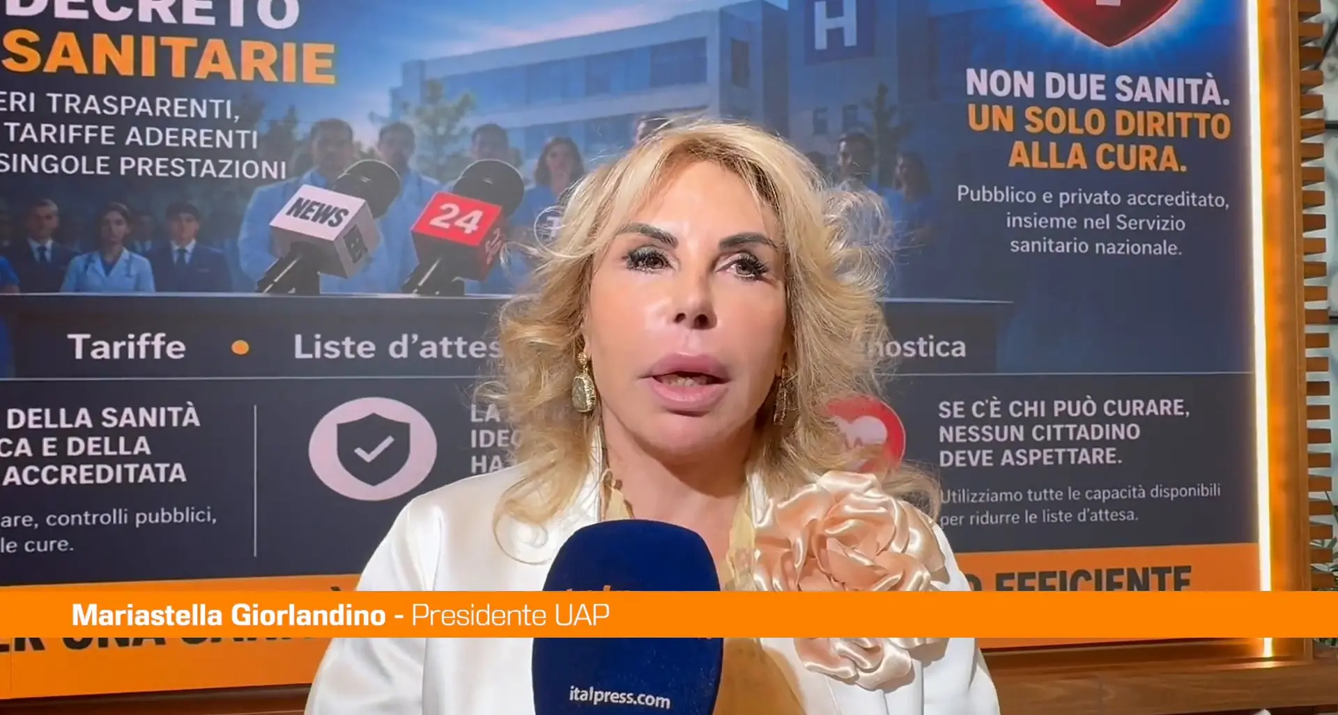 Sanità, Giorlandino (UAP) \"Al centro i cittadini e la qualità del servizio\"