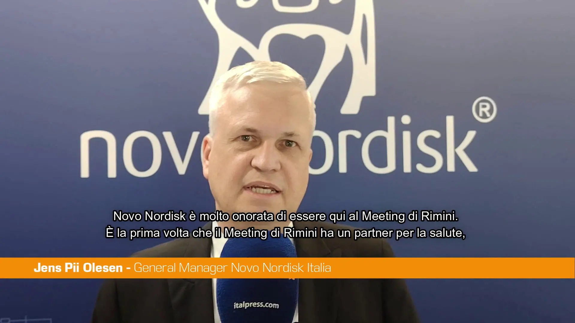 Novo Nordisk, Olesen \"Al Meeting di Rimini focus sulla prevenzione\"