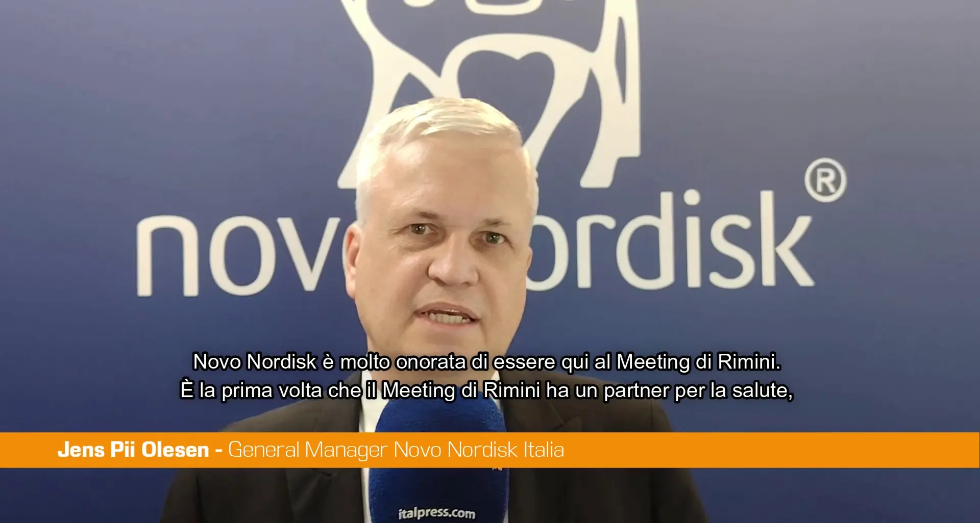 Novo Nordisk, Olesen \"Al Meeting di Rimini focus sulla prevenzione\"