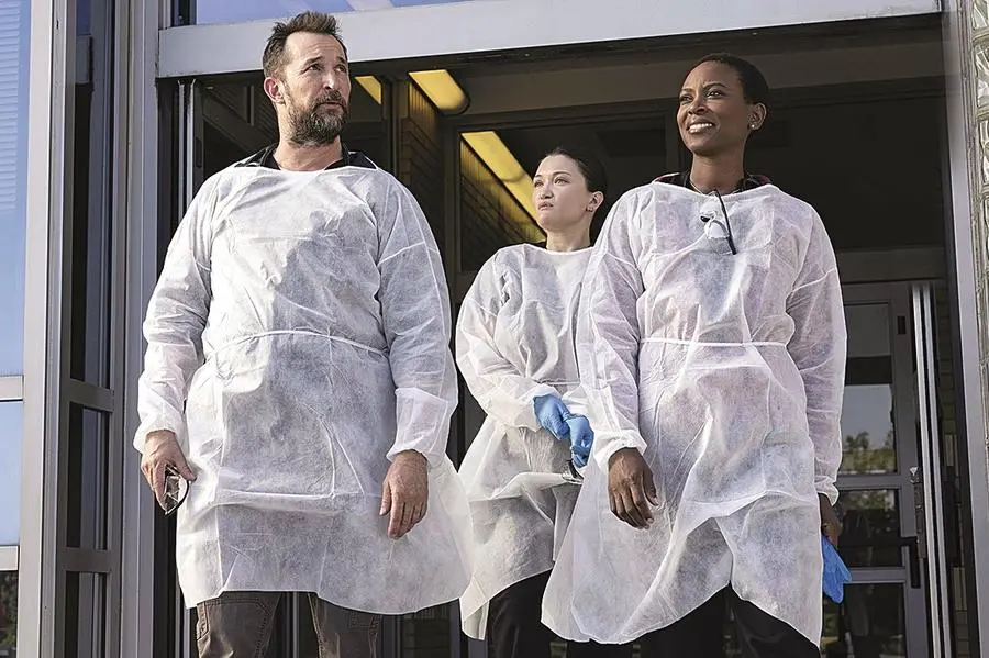 Una cena della serie The Pitt, in onda su Sky