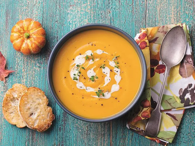 Crema di zucca al profumo di cannella