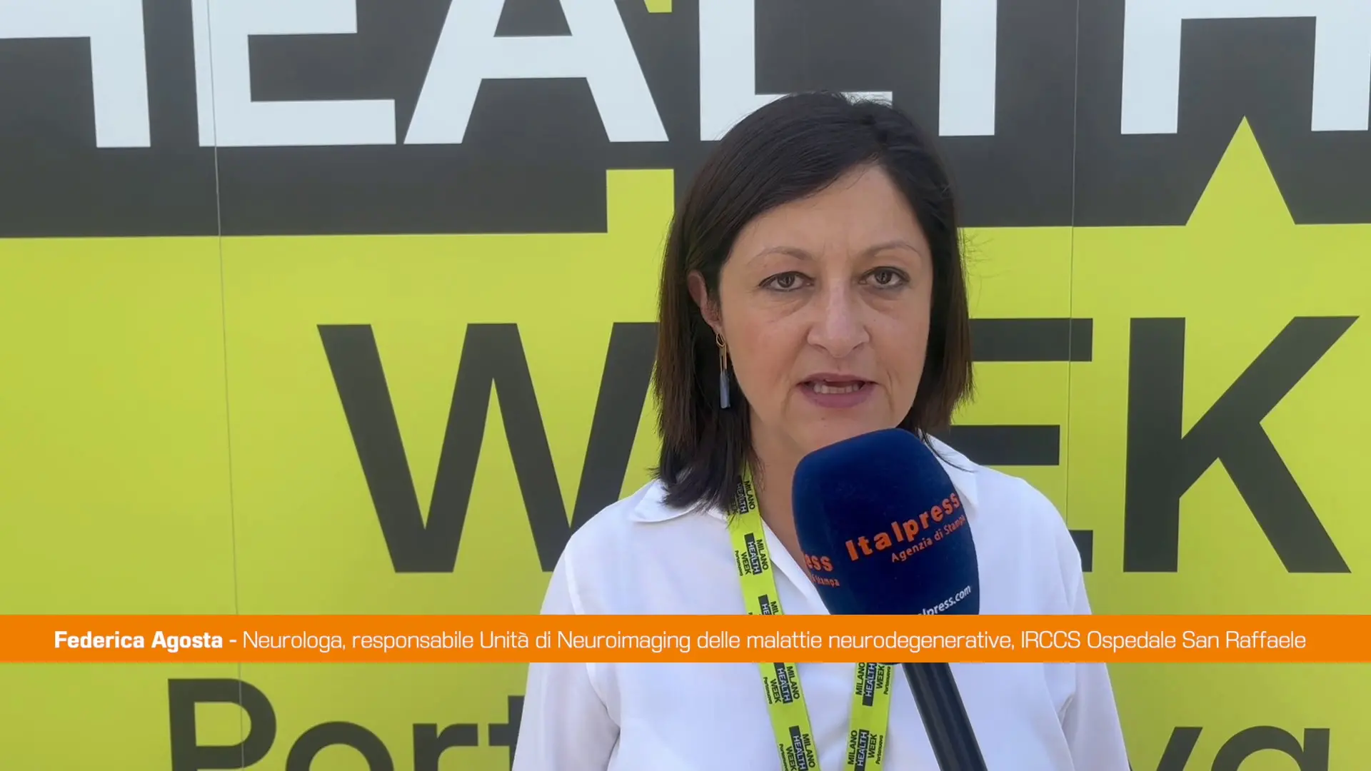 Milano Health Week, Agosta \"Alzheimer sfida sanitaria, prevenzione possibile\"