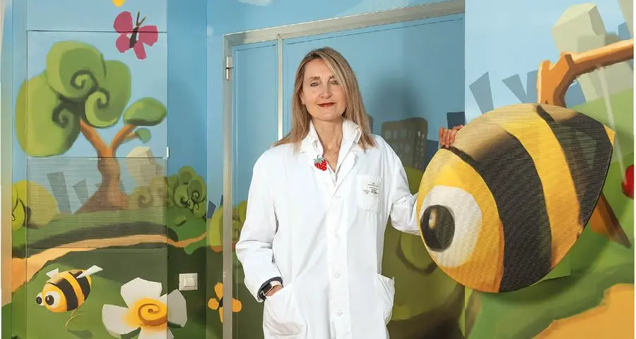 Anna Cavallini: «Un ambiente rasserenante per i piccoli pazienti del reparto di neuropsichiatria»