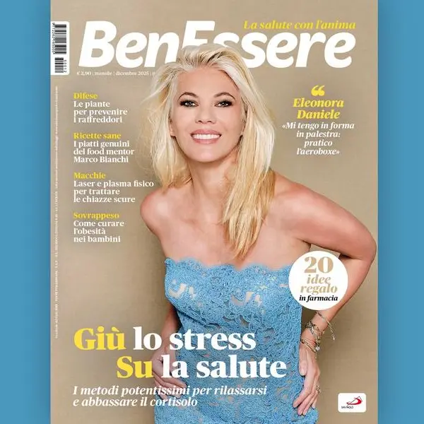 Eleonora Daniele e i metodi antistress nel numero di dicembre
