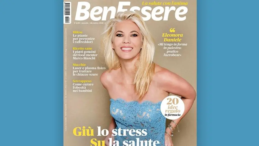 Eleonora Daniele e i metodi antistress nel numero di dicembre