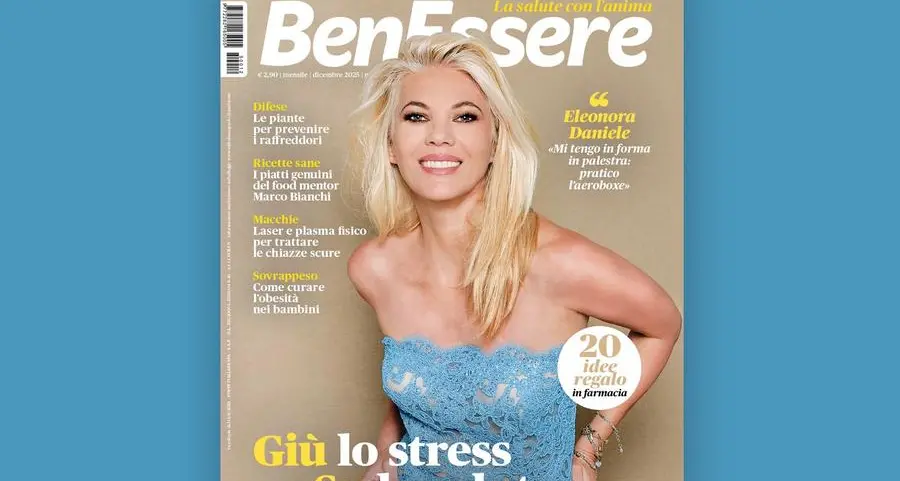Eleonora Daniele e i metodi antistress nel numero di dicembre