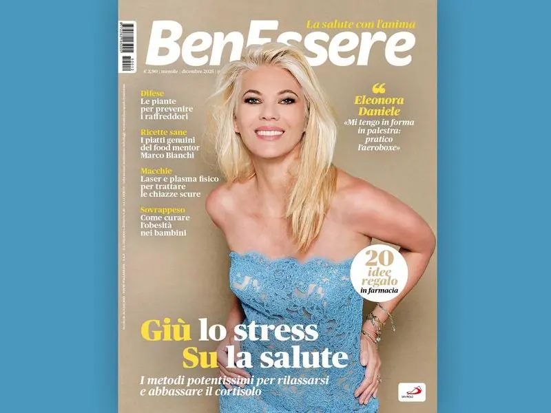 Eleonora Daniele e i metodi antistress nel numero di dicembre