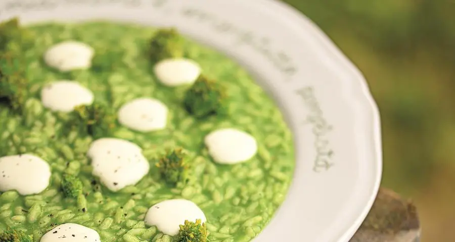 Risotto di cime di rapa con caprino