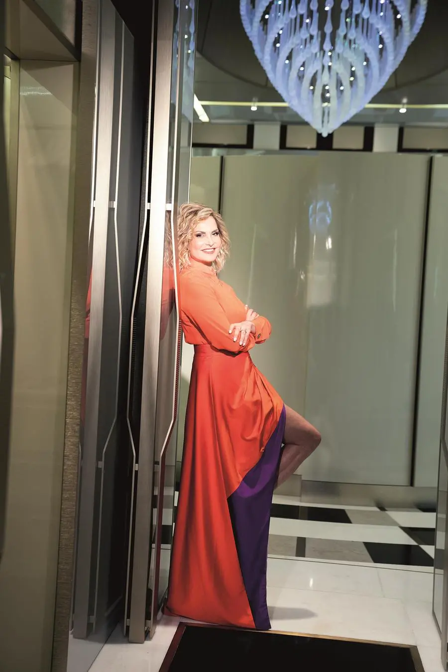 La conduttrice televisiva Simona Ventura (foto di Gianmarco Chieregato) fa due volte all'anno la liposcultura alimentare