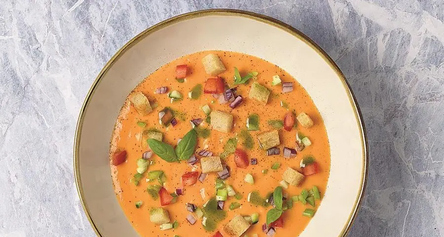 Gazpacho di pomodoro e mango