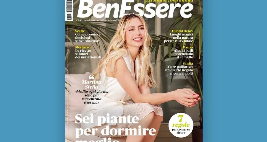 Martina Stella e le piante per dormire nel numero di ottobre