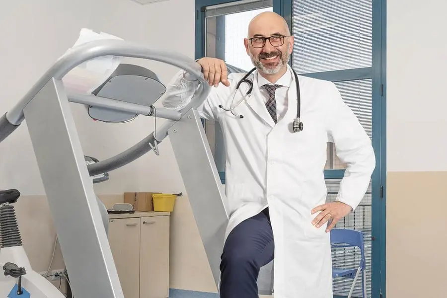 Lorenzo Brambilla, responsabile del dipartimento di Riabilitazione cardiorespiratoria della Fondazione Don Gnocchi (foto di Manuel Cicchetti)