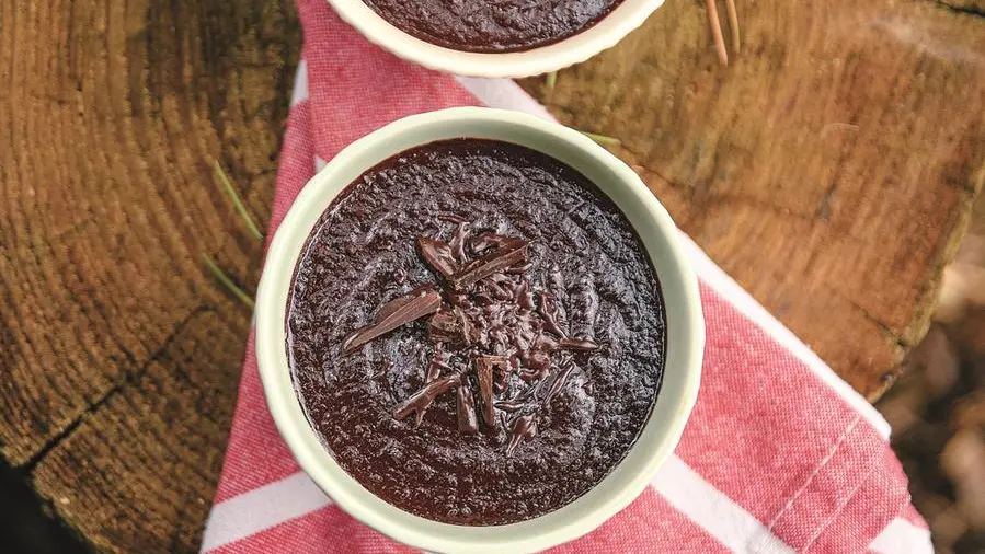 Budino mela e\u202Fcioccolato