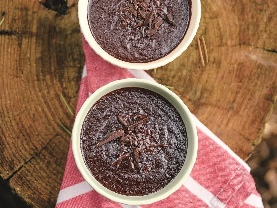 Budino mela e\u202Fcioccolato