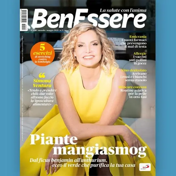 Simona Ventura e le piante mangiasmog nel numero di maggio