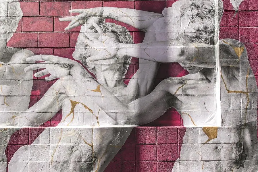 Un\\'installazione del 2023 per l\\'associazione Imperfect (I\\'m perfect), nata per parlare di tumore al seno attraverso l\\'arte con progetti itineranti , Foto di Maria Parmigiani