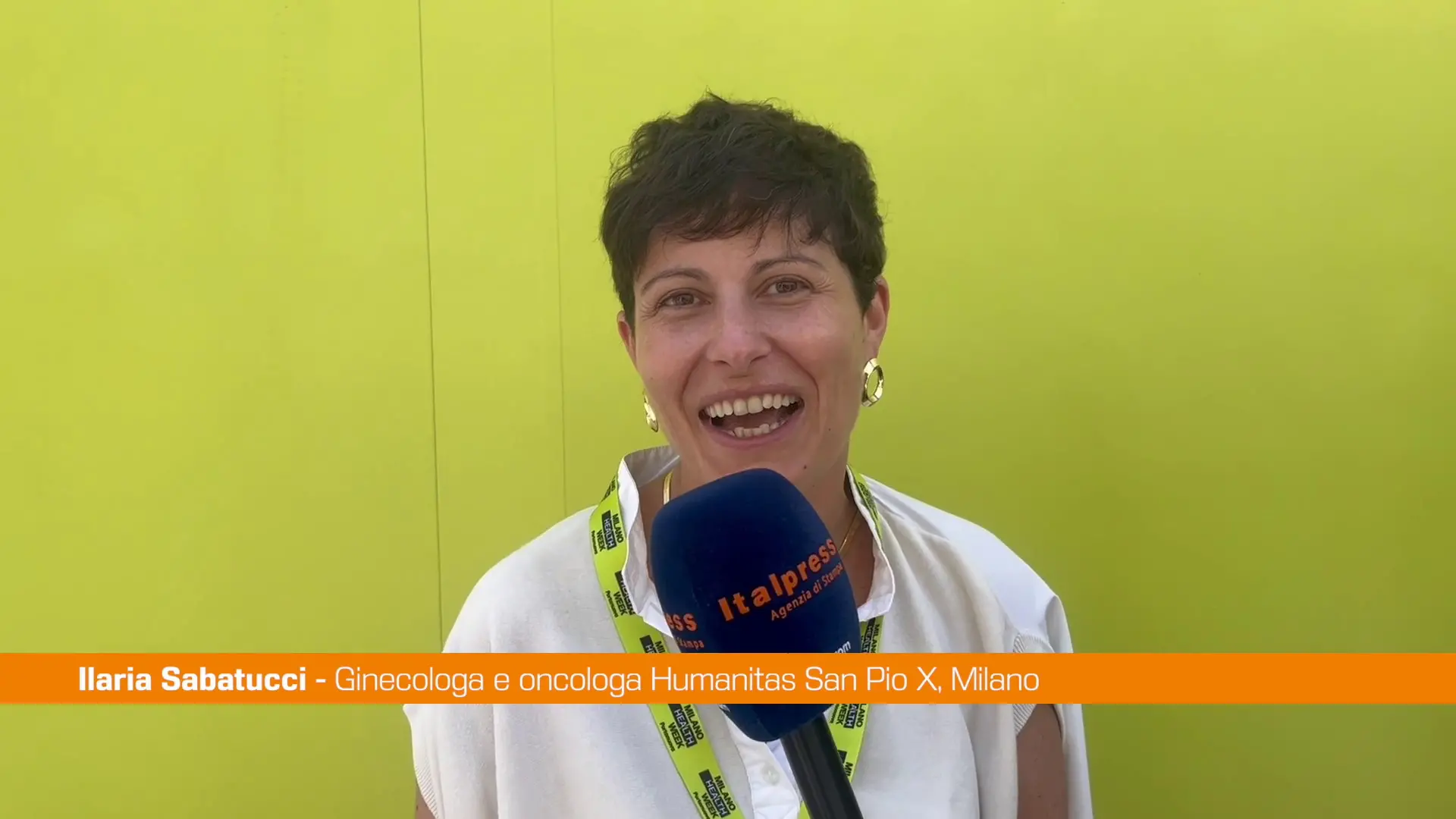 Sabatucci \"Alla Milano Health Week i grandi temi della salute femminile\"