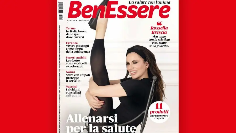 Rossella Brescia e l’allenamento per la salute nel numero di ottobre