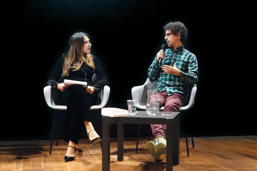 Il nutrizionista Stefano Vendrame (qui a Bookcity con la direttrice di BenEssere Eliana Liotta). La foto \\u00E8 di Costanza Longhini.