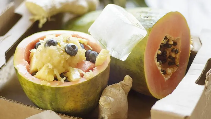 Frutta in crema di mele