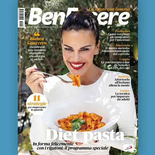 Bianca Guaccero e la diet pasta nel numero di settembre