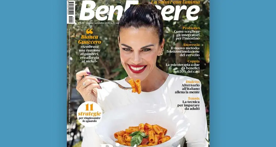 Bianca Guaccero e la diet pasta nel numero di settembre